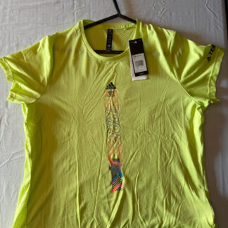 Adidas Terrex Agravic Trail Running T-Shirt Neon Yellow - Brand New - UK XL