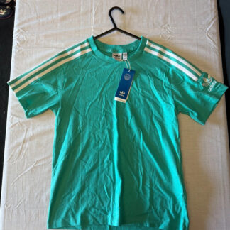 Adidas Originals Tight Tee Green / Semi Turquoise - Brand New - UK 6 / XS