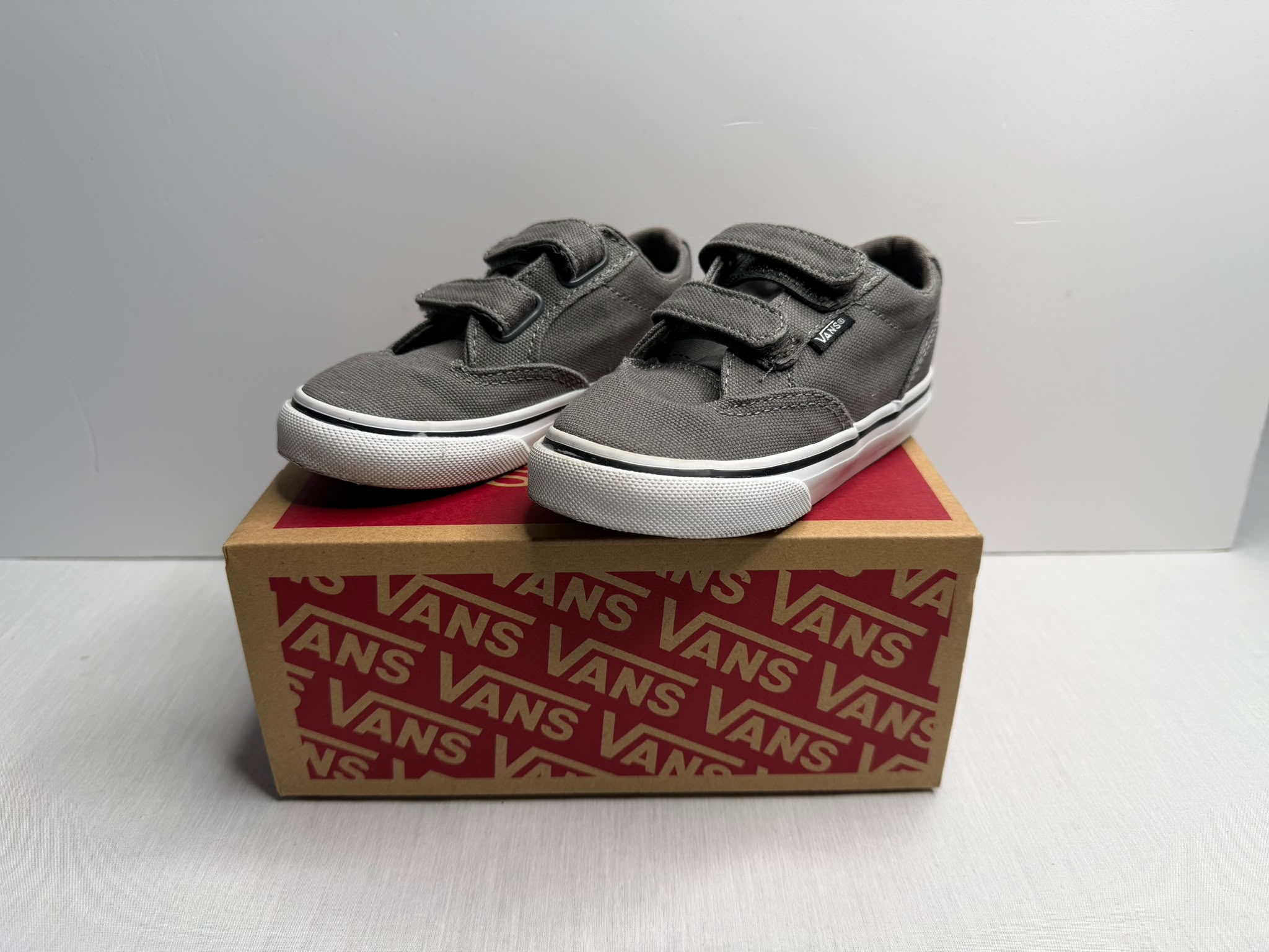 Vans Winston V Kids Trainers - Pewter/White UK6/EU 22.5