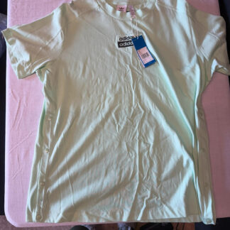 Adidas Originals R.Y.V. Popper Side T-Shirt Mint Green Plus Size 1X (UK 20-22)