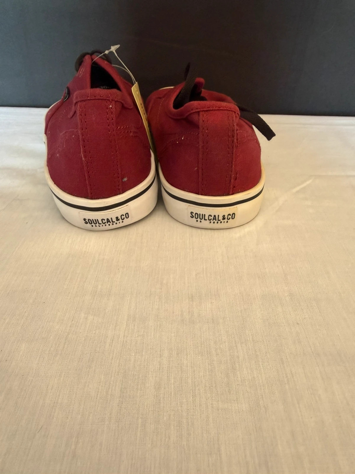 SoulCal & Co California Burgundy Canvas Low Trainers - Brand New - UK 7 / EU 41 - Image 4